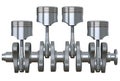 Pistons & Crankshaft Royalty Free Stock Photo