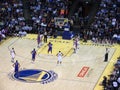 Pistons Jason Maxiell sets to shot free throw