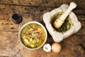 Pistou soup Royalty Free Stock Photo