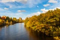 Pisuerga River on Valladolid, Spain