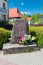 Monument commemorating Romuald Koziol
