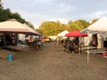 Pit area go kart race track Royalty Free Stock Photo