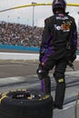 NASCAR Sprint Cup Denny Hamlin Pit Stop Royalty Free Stock Photo