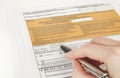 PIT declaration - Polish tax document Royalty Free Stock Photo