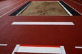 The pit for long jump Royalty Free Stock Photo