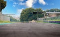Pit open text banner asphalt motor sport circuit starting line