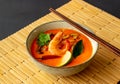 Tom yum soup. Thai cuisine. Healthy eating. Recipes