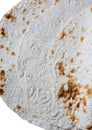 Pita Armenian top view texture closeup, abstract, Armenian Royalty Free Stock Photo