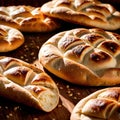 pita bread freshly baked bread, food staple for meals