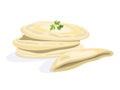 Pita bread. Tasty food, delicious handmade meal. Fresh tortilla.