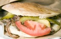 Pita gyro meat sandwich Istanbul Turkey