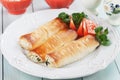 Pita zeljanica, balkans phyllo pastry meal Royalty Free Stock Photo