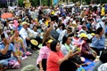 Pitak Siam Anti-Government Rally in Bangkok, Thailand Royalty Free Stock Photo