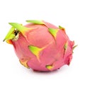 Pitaya or Dragon Fruit isolated over white background Royalty Free Stock Photo