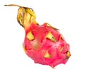 Pitaya, dragon fruit isolated on white background Royalty Free Stock Photo