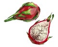 Pitaya Dragon fruit isolated