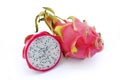 Pitaya, Dragon fruit, isolated on white Royalty Free Stock Photo