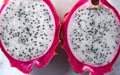 Pitaya dragon fruit pitahaya macro detail Royalty Free Stock Photo