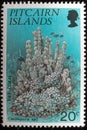 Pitcairn Islands Commemorative Postage Stamp Royalty Free Stock Photo