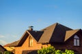 Pitched roof with soft sheathing