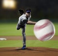 Pitcher Baseball Player Royalty Free Stock Photo