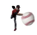 Pitcher Baseball Player Royalty Free Stock Photo