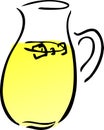 Pitcher of lemonade