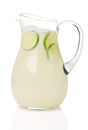 Pitcher Of Limeade Royalty Free Stock Photo