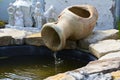 Pitcher and Pond Royalty Free Stock Photo