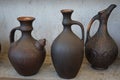 Pitchers And Jars Of Clay Royalty Free Stock Photo