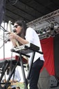 Cults in concert at Pitchfork Music Festival Royalty Free Stock Photo