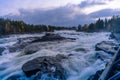 Pite river in Sweden Royalty Free Stock Photo