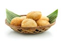 Pitha, Traditional Bangladesh Rice Cakes made with Rice Flour, Coconut