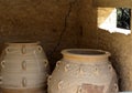 Pithoi Or Minoan Pottery Vessels Royalty Free Stock Photo