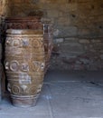 Pithoi Or Minoan Pottery Vessels Royalty Free Stock Photo