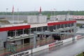 Pitlane and boxes on moscowraceway autodrome