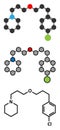 Pitolisant (tiprolisant) narcolepsy drug molecule