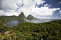 Pitons of St. Lucia Royalty Free Stock Photo