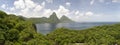 Pitons of St. Lucia Royalty Free Stock Photo