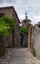 pitoresque street of Tarascon sur Ariege, France Royalty Free Stock Photo