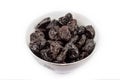 Pitted Prunes in a bow Royalty Free Stock Photo