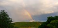 Pitten Niederoesterreich Rainbow in Summer Royalty Free Stock Photo