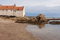 View of Pittenweem in Fife Scotland on August 13, 2010