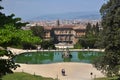 Pitti Palace and Boboli Gardens, Florence Italy Royalty Free Stock Photo