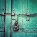 Pittoresque door lock Royalty Free Stock Photo