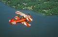 Pitts Special Acrobatic Airplane in Flight Royalty Free Stock Photo