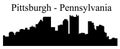 Pittsburg, Pennsylvania city silhouette