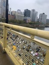 Pittsburgh Bridge and Downtown Buildings