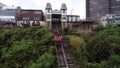 Pittsburgh city skyline with Duquesne Incline funicular. Pennsylvania I