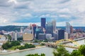 Pittsburgh cityscape with the Ohio river